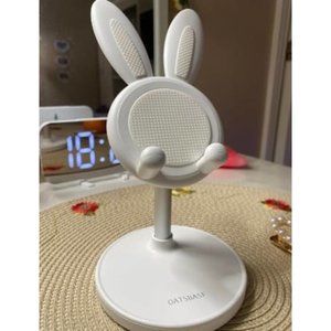 New Cute Cell Phone Stand, Adjustable Bunny Phone Stand for Desk
